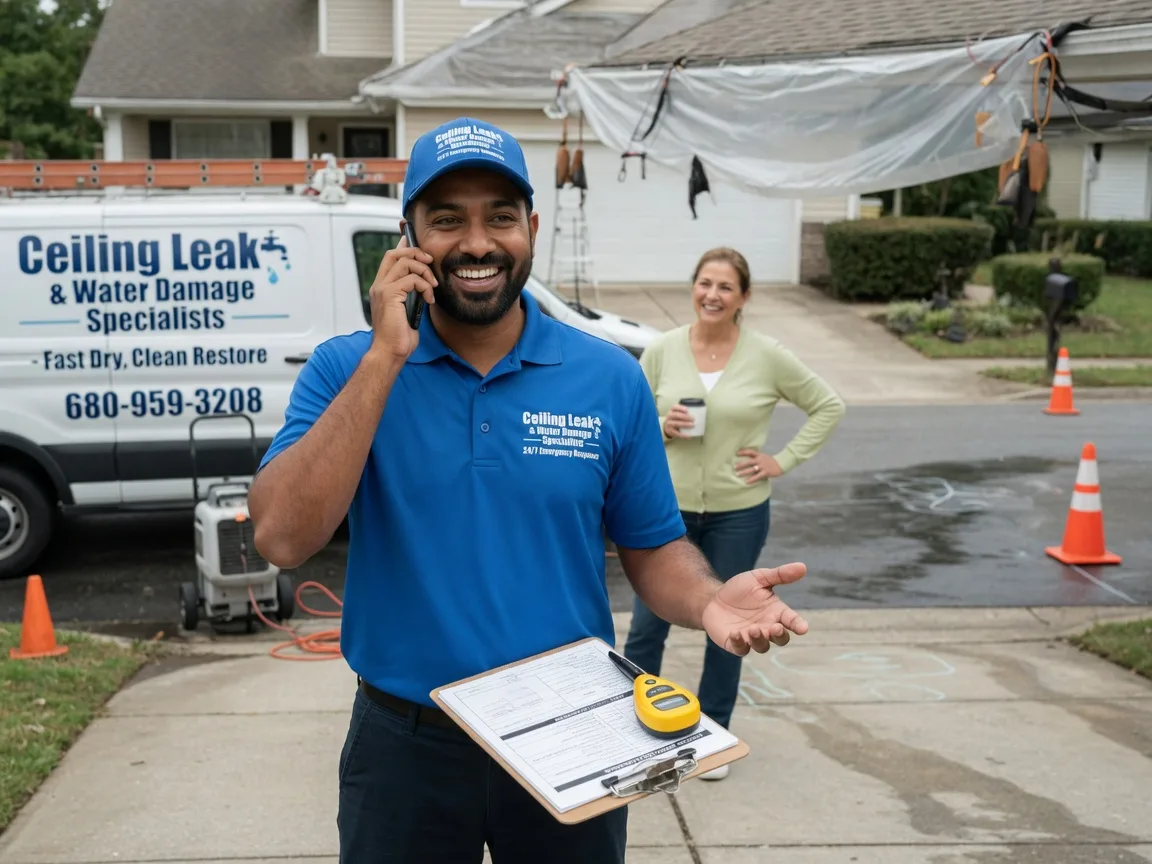 Ceiling Leak Cleanup Cranston, RI FAQs
